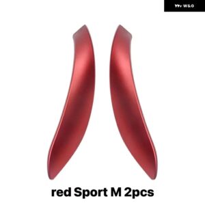 BMW インナーハンドル トリム カバー F30 3GT F80 F31 F32 F33 F34 F35 F36 3 4シリーズプルハンドルアウター 2012-2019 カー - red Sport M 2pcs