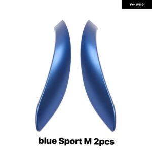 BMW インナーハンドル トリム カバー F30 3GT F80 F31 F32 F33 F34 F35 F36 3 4シリーズプルハンドルアウター 2012-2019 カー - blue Sport M 2pcs