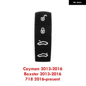 ポルシェ リモートキーシェルゴムパッド カイエン 9YA マカン 911 ボクスターケイマンパナメーラ 971 718 シリコーン キーボタン 交換 - Model E