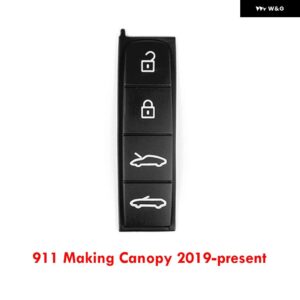 ポルシェ リモートキーシェルゴムパッド カイエン 9YA マカン 911 ボクスターケイマンパナメーラ 971 718 シリコーン キーボタン 交換 - Model F