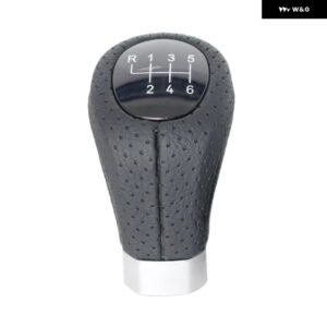 BMW ギア シフトノブ 5スピード 6スピード E90 E91 E92 LHD マニュアル ギアボックス ハンドルレバースティックと PU レザーブーツ - 6 Speed Shift Knob
