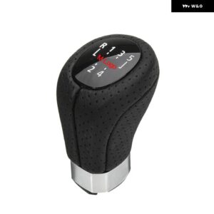 BMW ギア シフトノブ 5スピード 6スピード E90 E91 E92 LHD マニュアル ギアボックス ハンドルレバースティックと PU レザーブーツ - 5 M Logo Shift Knob