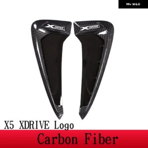 BMW X5 F15 X5M F85 14-18 カースタイリング ABS 車サメエラサイドフェンダー ベント装飾 ステッカー アクセサリーカー - style 7