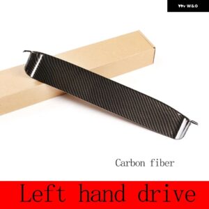 BMW LHD RHD 5シリーズ F10 2011-2017 ABS カーボンダッシュボードディスプレイ装飾フレーム インテリア アクセサリー - Left hand drive2