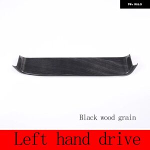 BMW LHD RHD 5シリーズ F10 2011-2017 ABS カーボンダッシュボードディスプレイ装飾フレーム インテリア アクセサリー - Left hand drive3