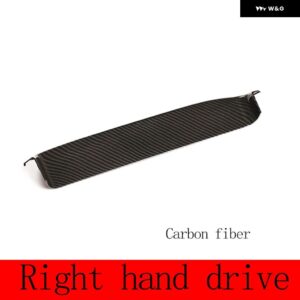 BMW LHD RHD 5シリーズ F10 2011-2017 ABS カーボンダッシュボードディスプレイ装飾フレーム インテリア アクセサリー - Right hand drive
