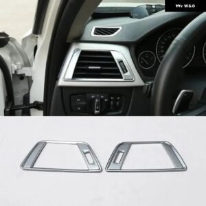 BMW カーセンターコンソールマルチメディアフレームトリム ABS クローム 3 4シリーズ 3シリーズ GT F30 F36 316 318 320 2013-2019 カーアクセサリー - Green
