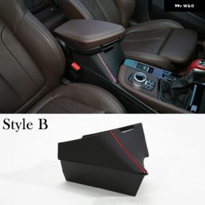 BMW 5 スタイルカーセンターアームレスト収納ボックス コンテナトレイ X1 F48 2016-2020 X2 F47 2018-2020 カーアクセサリー左ハンドル - Style B