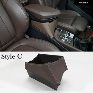 BMW 5 スタイルカーセンターアームレスト収納ボックス コンテナトレイ X1 F48 2016-2020 X2 F47 2018-2020 カーアクセサリー左ハンドル - Style C