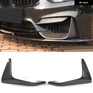 BMW カーボンフロントバンパー スプリッター F80 M3 F82 F83 M4 セダンクーペ 4D 2D 2014-2019 フロントスプリッター フォグランプ トリムカバー - Down Splitters