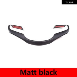ジャガー ABS カーボン/マット F-TYPE 2013-2023 ステアリング ホイール フレームカバー トリム ステッカー カーアクセサリー - Matt black