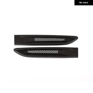 ジャガー XF XFL XE F-PACE F ペース X761 スタイリング ABS 車体サイドフェンダー エアベント アウトレットカバー トリ - Carbon Fibre Style