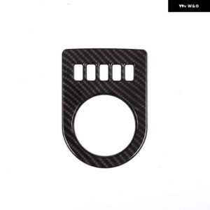 ジャガー XE XFL F ペース F ペース X761 スタイリング ABS クロームカーセンターコンソールギアシフトディスプレイフレームトリム - carbon fiber