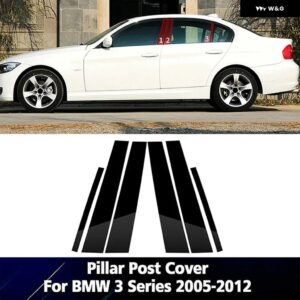 BMW ウィンドウピラーポストトリム ステッカー 3シリーズ E46 4ドア 1998-2005 E90 2005-2012 F30 セダン 2012-2018 G20 G21 2019-2023 - For E90 2005-2012