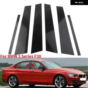 BMW ウィンドウピラーポストトリム ステッカー 3シリーズ E46 4ドア 1998-2005 E90 2005-2012 F30 セダン 2012-2018 G20 G21 2019-2023 - For F30