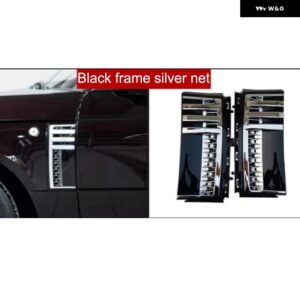 ランドローバー レンジローバーサイドベントグリルレンジローバーヴォーグ L322 2005 2006 2007 2008-2012 チューニングエア - grass green