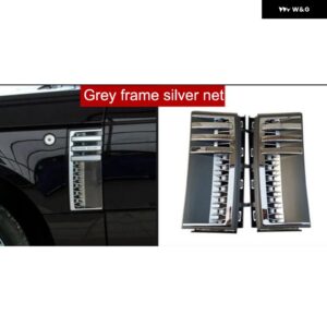 ランドローバー レンジローバーサイドベントグリルレンジローバーヴォーグ L322 2005 2006 2007 2008-2012 チューニングエア - CORAL RED