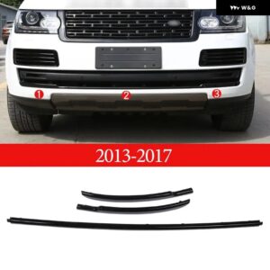 ランドローバー グロスブラック ABS スタイリングテールトランクドア 装飾ストリップ トリムモールディングキット レンジローバーヴォーグ L405 2013-2017 - Style 2