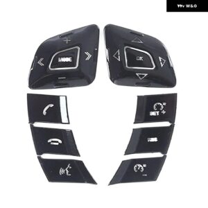 ランドローバー レンジローバー EVOQUE 2012-19 合金計器スピードメーターリングトリム装飾ゲージサークルキット カバー - Steering Button B