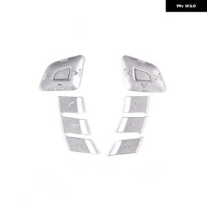 ランドローバー レンジローバー EVOQUE 2012-19 合金計器スピードメーターリングトリム装飾ゲージサークルキット カバー - Steering Button A