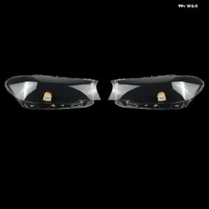 BMW ガラス ヘッドライト カバー ヘッドランプ レンズ キャップランプシェード シェル 5シリーズ G30 G38 520I 523I 525I 528I 530I 2018 2019 2020 - A Piar