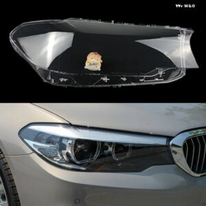 BMW ガラス ヘッドライト カバー ヘッドランプ レンズ キャップランプシェード シェル 5シリーズ G30 G38 520I 523I 525I 528I 530I 2018 2019 2020 - right