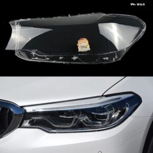 BMW ガラス ヘッドライト カバー ヘッドランプ レンズ キャップランプシェード シェル 5シリーズ G30 G38 520I 523I 525I 528I 530I 2018 2019 2020 - Left