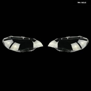 BMW フロント ヘッドライト ガラス ヘッドランプ クリアランプシェード ランプシェルレンズ カバー X6 E71 2008-14 - Low A Piar