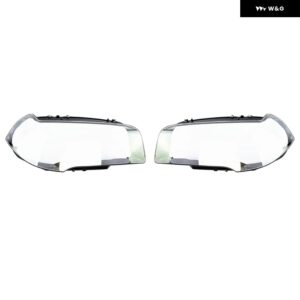 BMW 自動クリアランプケース X3 E83 2006 2010 ガラスレンズ シェルフロント ヘッドライト カバー ライト ハウジング ランプキャップランプシェード - A Piar