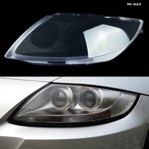 BMW 交換ランプカバー ヘッドライト キャップカバー ランプシェード ランプケースガラスレンズ シェル Z4 E89 E85 38200 - Left2