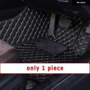 BMW RHD カーペット X4 2019-22 フロアマット敷物 防水 カスタム オート スタイリング インテリア アクセサリー 交換 - front 1pcs blk beige
