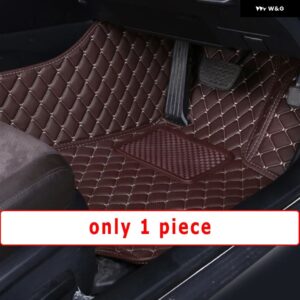 BMW RHD カーペット X4 2019-22 フロアマット敷物 防水 カスタム オート スタイリング インテリア アクセサリー 交換 - front 1pcs coffee