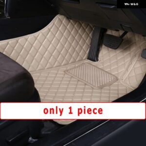 BMW RHD カーペット X4 2019-22 フロアマット敷物 防水 カスタム オート スタイリング インテリア アクセサリー 交換 - front 1pcs beige