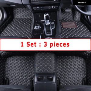 BMW RHD カーペット X4 2019-22 フロアマット敷物 防水 カスタム オート スタイリング インテリア アクセサリー 交換 - RHD 3pcs blk beige