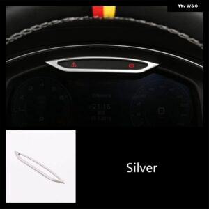 アウディ ステンレス エアコン ベントカバー トリム A6 C8 2019 ドア オーディオ スピーカー フレーム 装飾 デカール - 1 piece3