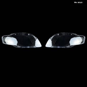 アウディ 自動フロント交換ライトキャップ A4 B7 2006 2007 2008 ヘッドライト カバー クリアランプシェード ランプケースレンズ シェル - A Piar
