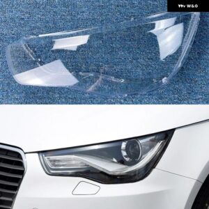 アウディ 自動車ケース ヘッドランプ キャップ A1 2011-2014 フロント ヘッドライト レンズ カバー ランプシェード ランプカバー ヘッドランプ - Left