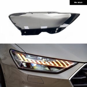 アウディ 交換用 ヘッドライト ケースシェル ヘッドライト レンズ カバー A7 RS6 RS7 2019-23 クリアランプシェード - right