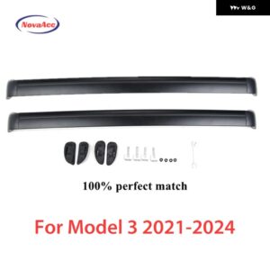 テスラ NOVAACC ルーフ ラック モデルY 2017 ～ 2024 モデル3 2021 ～ 2024 アルミ製輸送ツール キャリア ホルダー - For Model 3