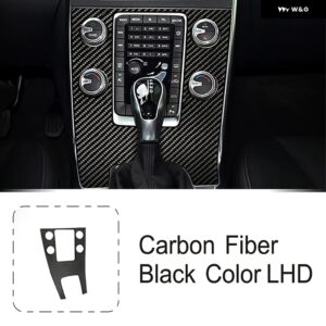 ボルボ センターコンソール パネル 装飾 カーボン S60 V60 2011-2019 LHD カー スタイリング ガラス昇降ボタン カバー トリム - 1 piece4
