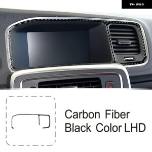 ボルボ センターコンソール パネル 装飾 カーボン S60 V60 2011-2019 LHD カー スタイリング ガラス昇降ボタン カバー トリム - 1 piece5