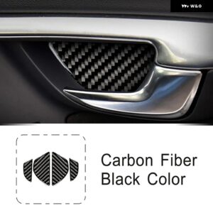 ボルボ センターコンソール パネル 装飾 カーボン S60 V60 2011-2019 LHD カー スタイリング ガラス昇降ボタン カバー トリム - 4 pieces