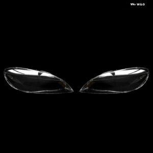 ボルボ ヘッドライト ガラスレンズ ランプクリアシェード シェルオートライトランプシェード ランプカバー コーブ V40 2013-2016 ヘッドランプ キャップ - A Piar