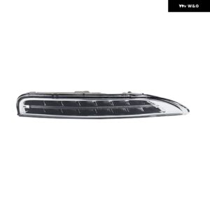 ポルシェ カイエン 用 2011-14 LED フロント バンパー DRL デイタイム ランニングライト ドライビングデイライト 958631181 - Right