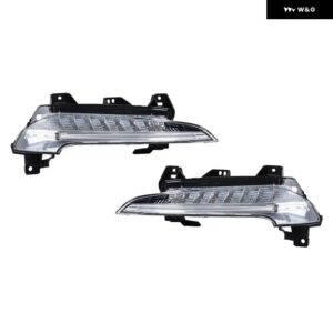 ポルシェ 911 2012-16 LED フロント バンパー デイタイム ランニングライト DRL フォグライト ランプ 99163115104 9 - 1 Pair
