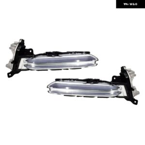 ポルシェ パナメーラ 971 2018 2019 2020 LED フロント バンパー デイタイム ランニングライト DRL フロントフォグ LAI - 1 Pair
