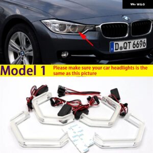 BMW M4 コンセプトスタイル DTM LED ホワイトエンジェルアイキット 3シリーズ F30 F31 F34 F35 M3 316I 318I 320I 328I 330I 335I 316D 318D 11-16 - model 1