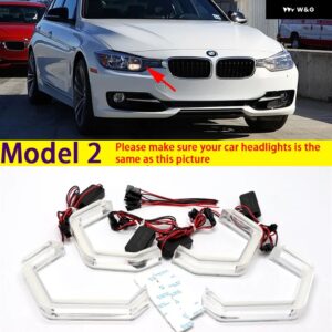 BMW M4 コンセプトスタイル DTM LED ホワイトエンジェルアイキット 3シリーズ F30 F31 F34 F35 M3 316I 318I 320I 328I 330I 335I 316D 318D 11-16 - model 2