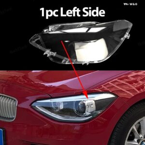 BMW ヘッドライト カバー クリアマスクレンズ ヘッドランプ シェルポリカーボネート 1シリーズ F20 F21 フェイスリフト前 2012-2014 - 1pc Left Side