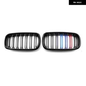 BMW 外観グリル フロントキドニー 2 ラインダブルスラット X5 F15 X6 F16 X5M F85 X6M F86 カーアクセサリー - M Look